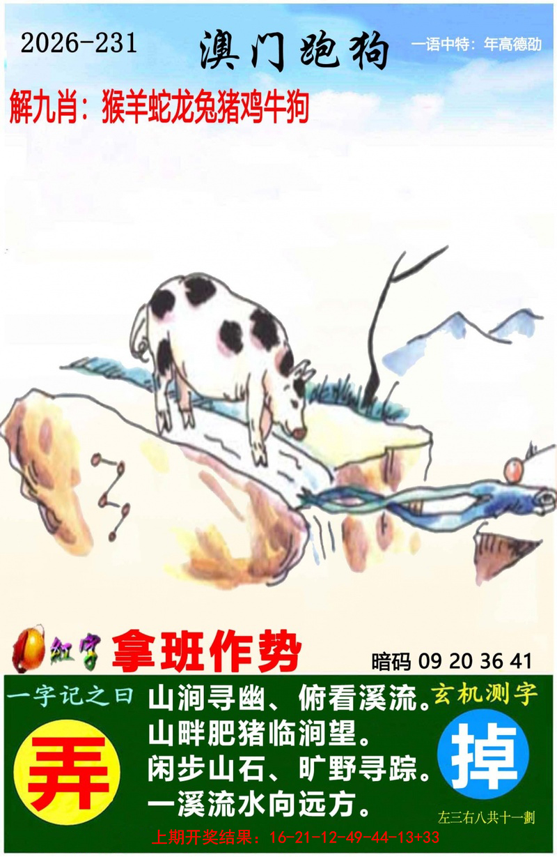 跑狗图